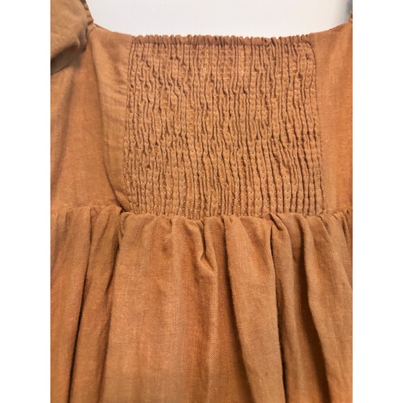 Solia The Label French Riviera Linen Dress in Toffee Size XS - Picture 10 of 15